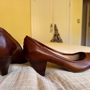 Frye Brown Leather Heels
